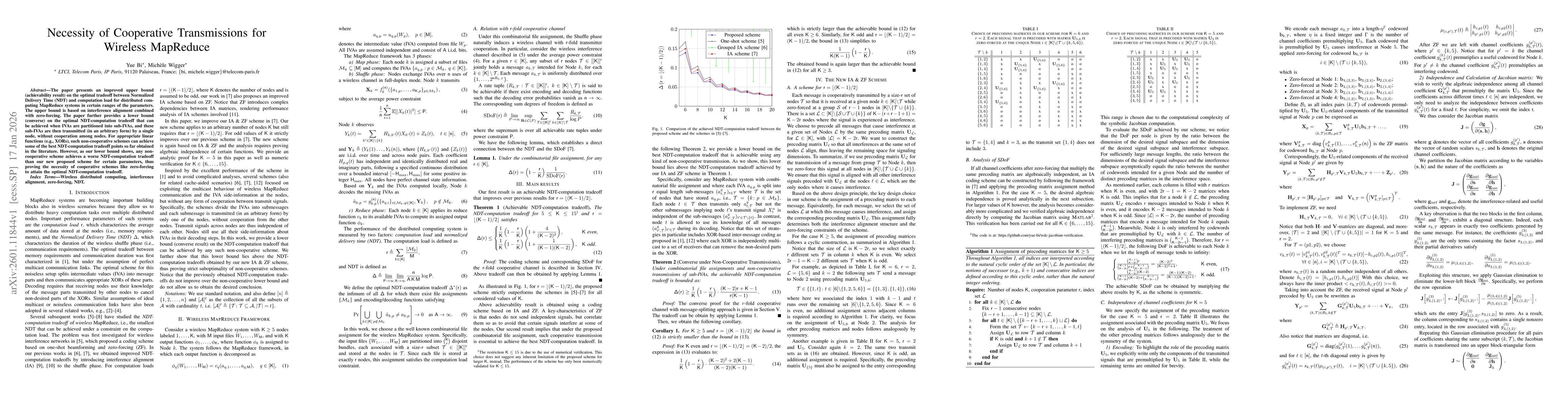 Thumbnail for Necessity of Cooperative Transmissions for Wireless MapReduce