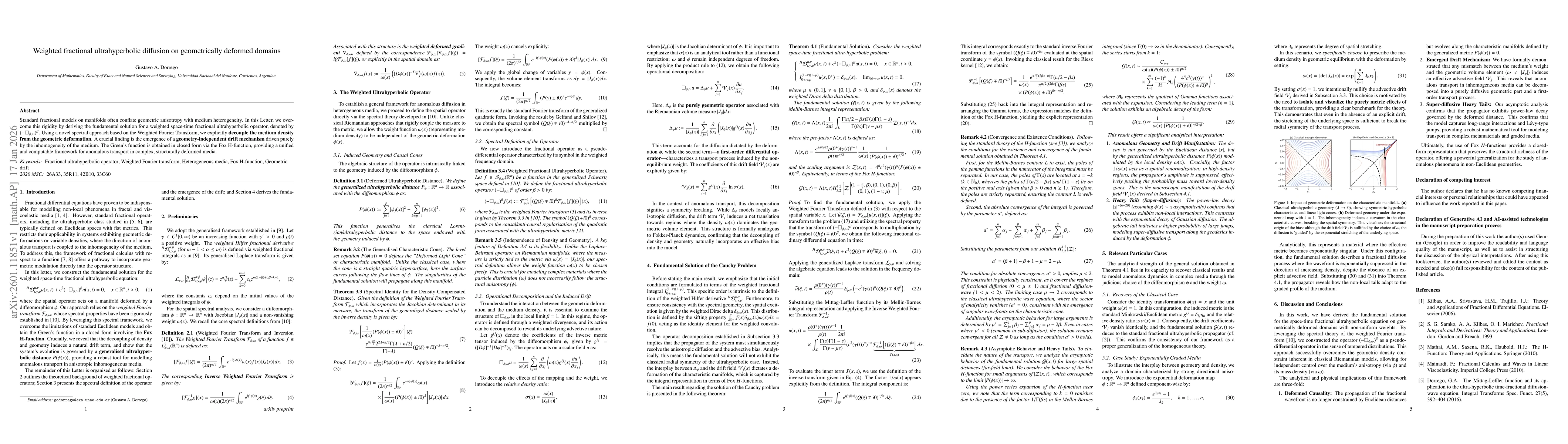 Thumbnail for Weighted fractional ultrahyperbolic diffusion on geometrically deformed domains