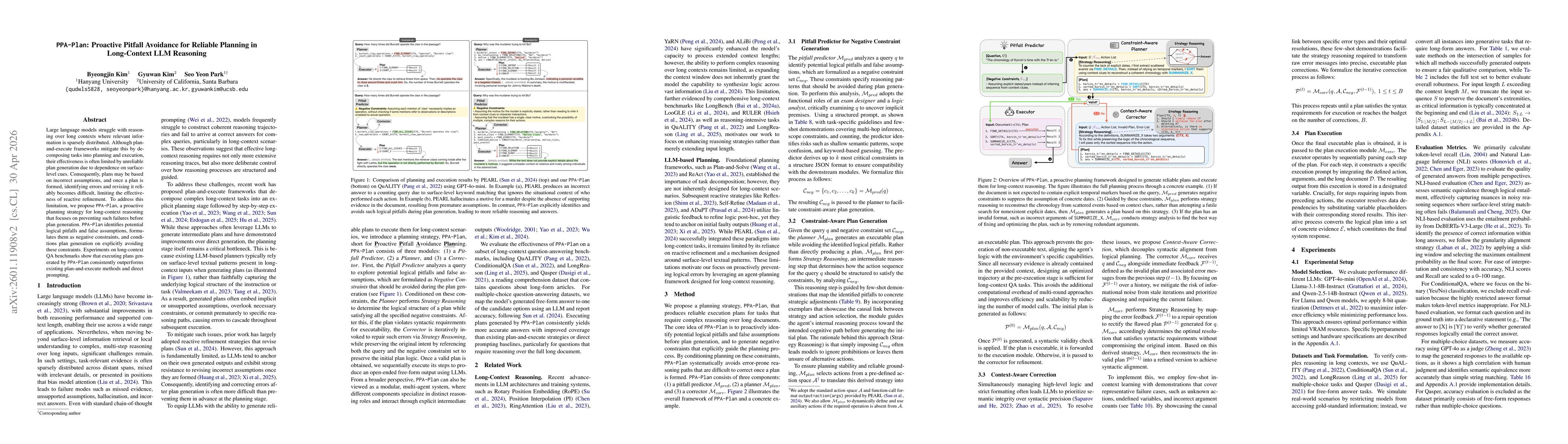 Thumbnail for PPA-Plan: Proactive Pitfall Avoidance for Reliable Planning in Long-Context LLM Reasoning