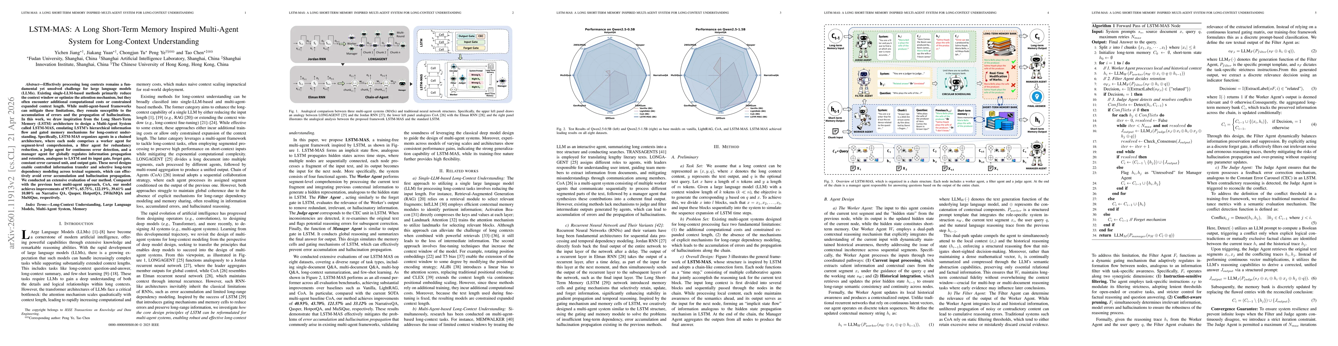 Thumbnail for LSTM-MAS: A Long Short-Term Memory Inspired Multi-Agent System for Long-Context Understanding