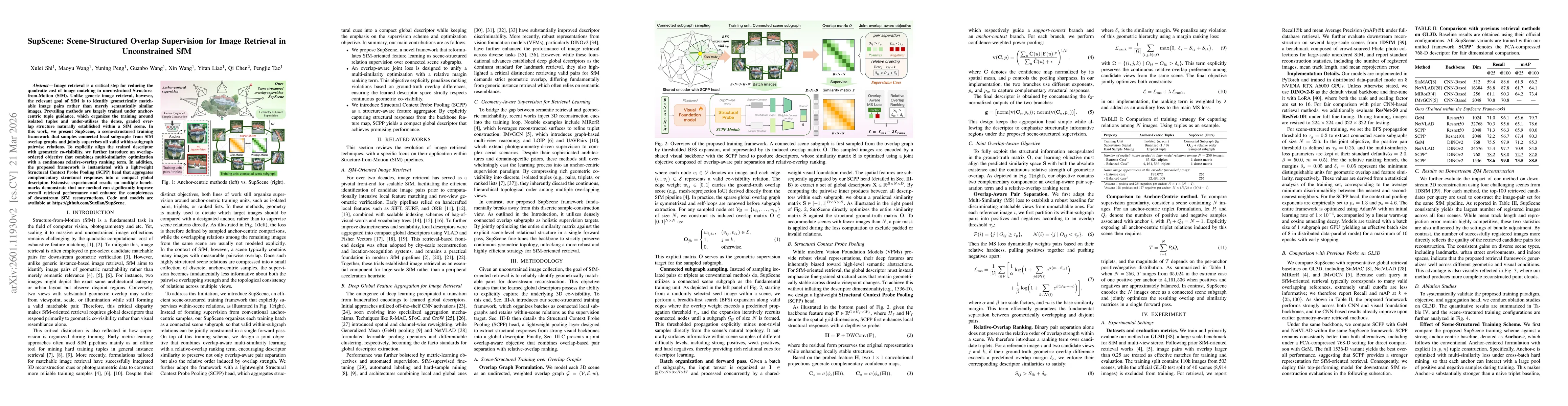 Thumbnail for SupScene: Learning Overlap-Aware Global Descriptor for Unconstrained SfM