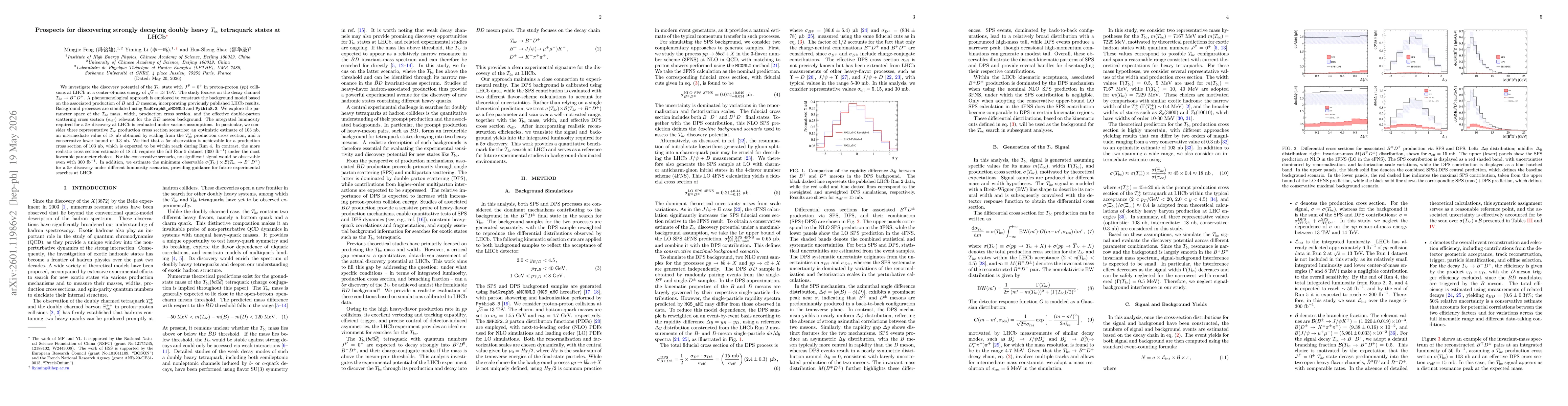 Thumbnail for Prospects for discovering strongly decaying doubly heavy $T_{bc}$ tetraquark states at LHCb