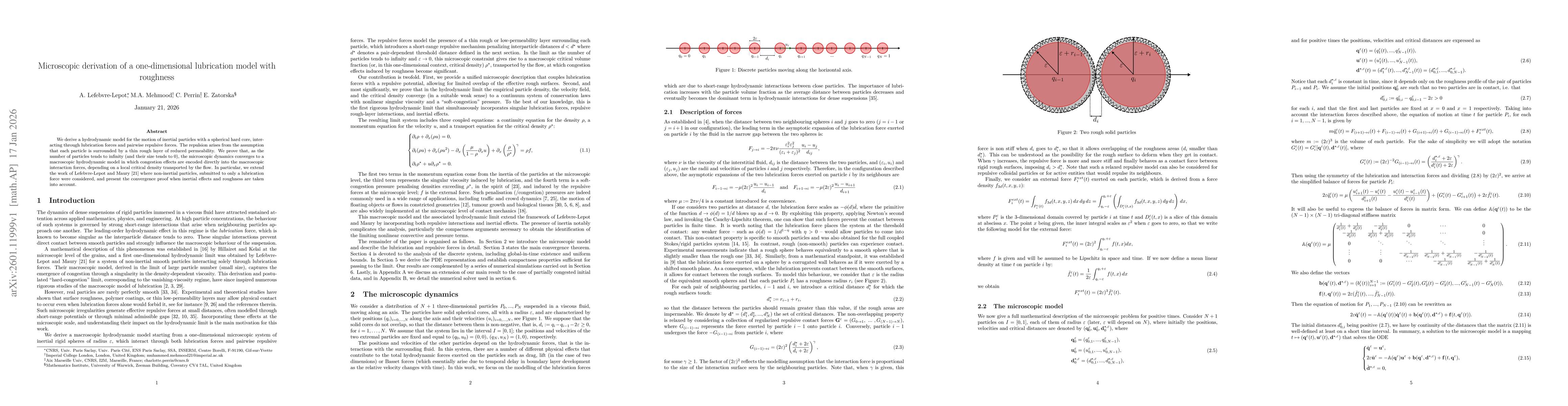 Thumbnail for Microscopic derivation of a one-dimensional lubrication model with roughness