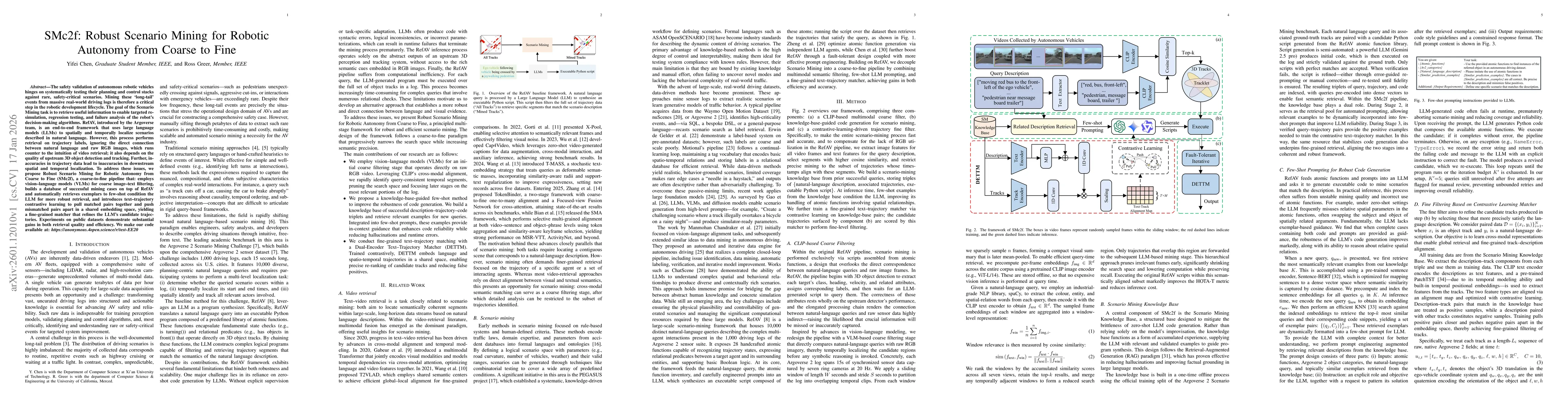 Thumbnail for SMc2f: Robust Scenario Mining for Robotic Autonomy from Coarse to Fine