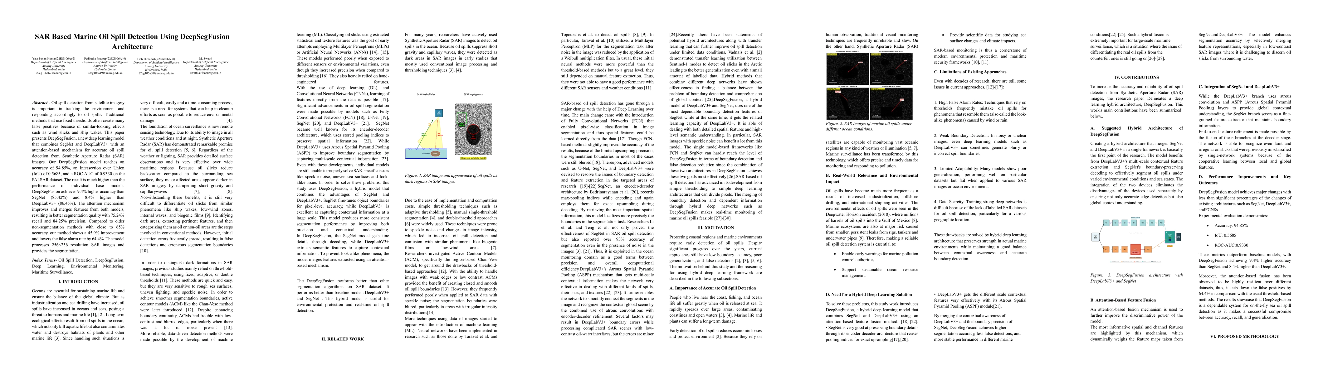Thumbnail for SAR-Based Marine Oil Spill Detection Using the DeepSegFusion Architecture
