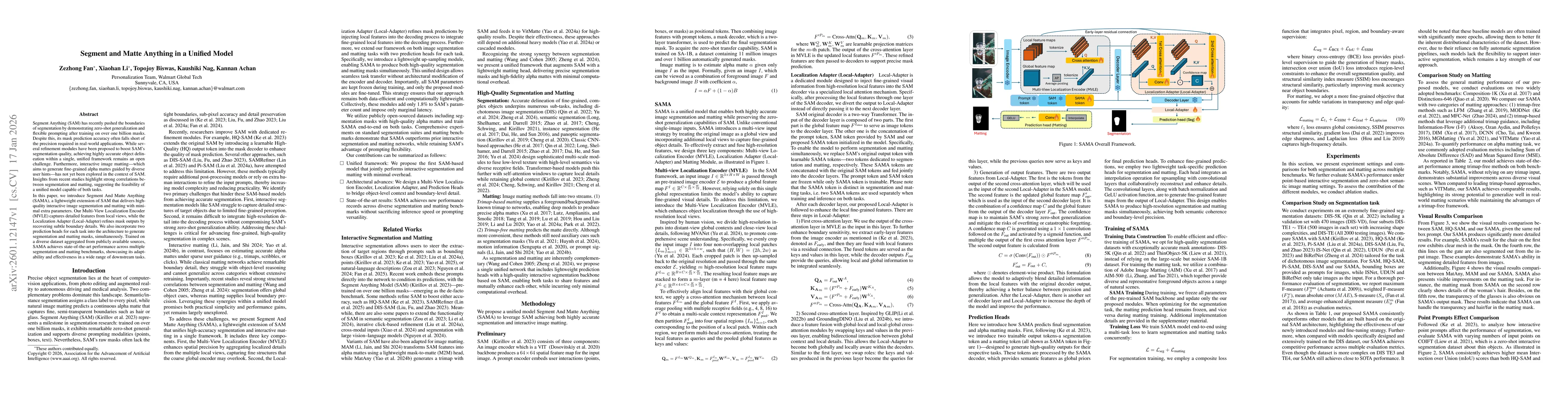 Thumbnail for Segment and Matte Anything in a Unified Model