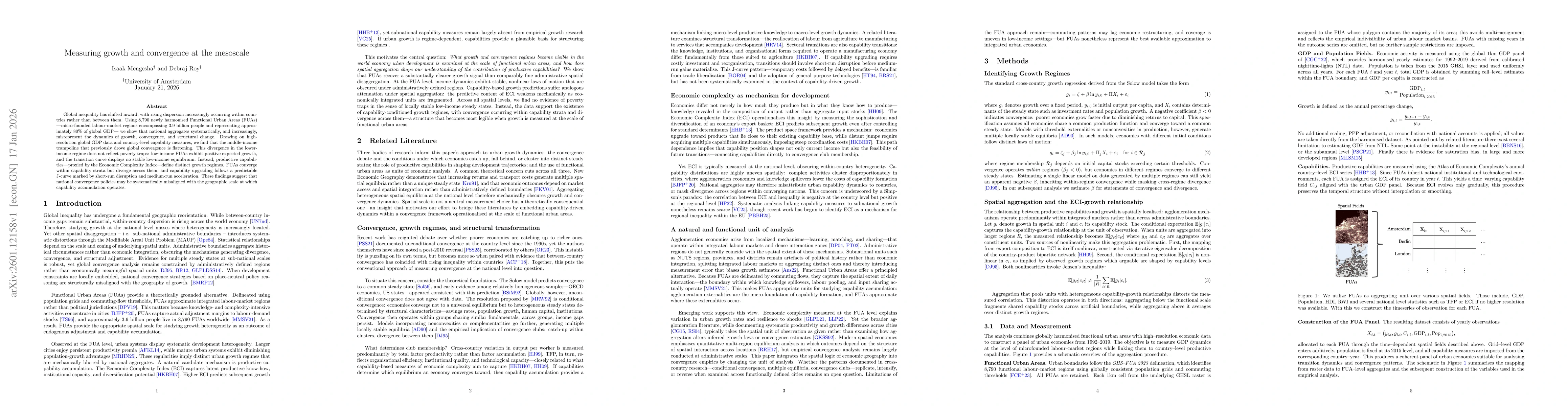 Thumbnail for Measuring growth and convergence at the mesoscale