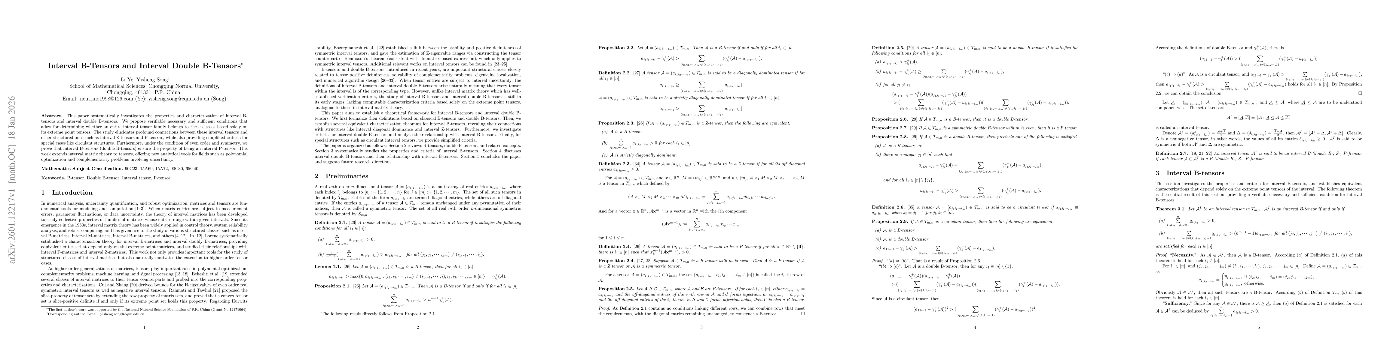 Thumbnail for Interval B-Tensors and Interval Double B-Tensors