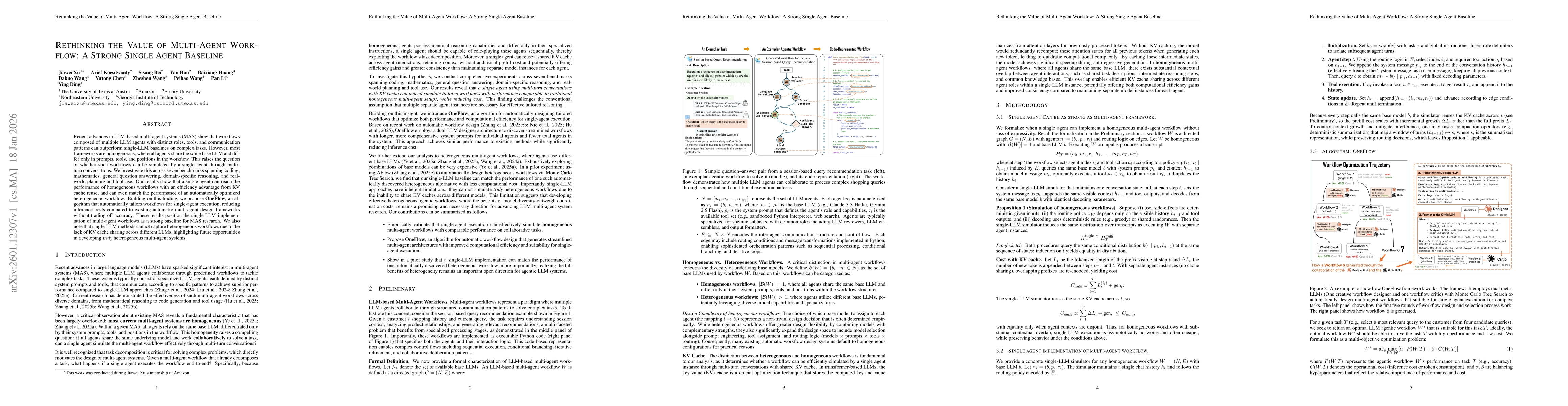 Thumbnail for Rethinking the Value of Multi-Agent Workflow: A Strong Single Agent Baseline