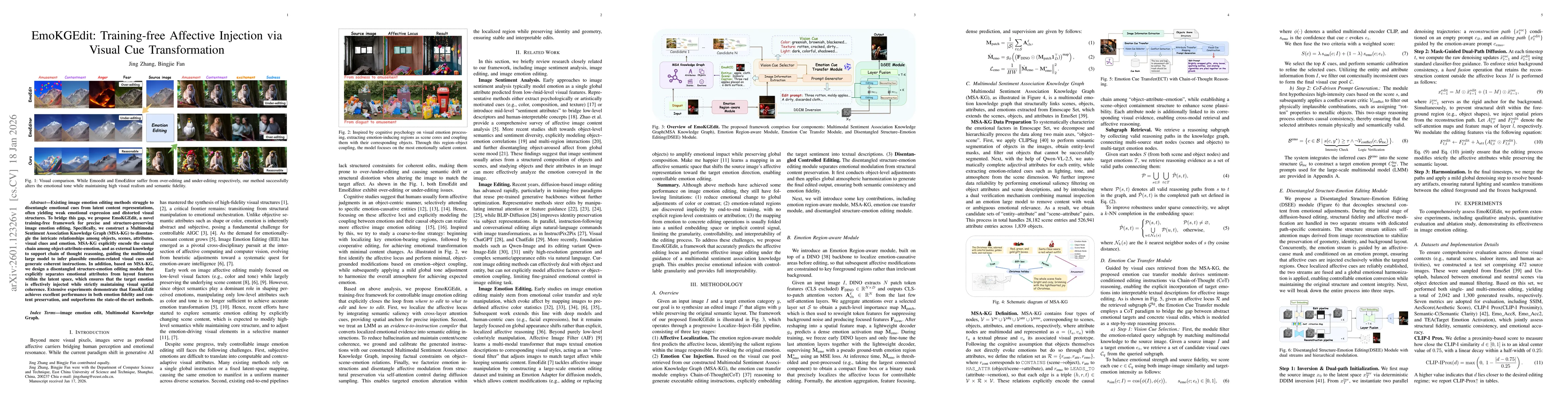 Thumbnail for EmoKGEdit: Training-free Affective Injection via Visual Cue Transformation