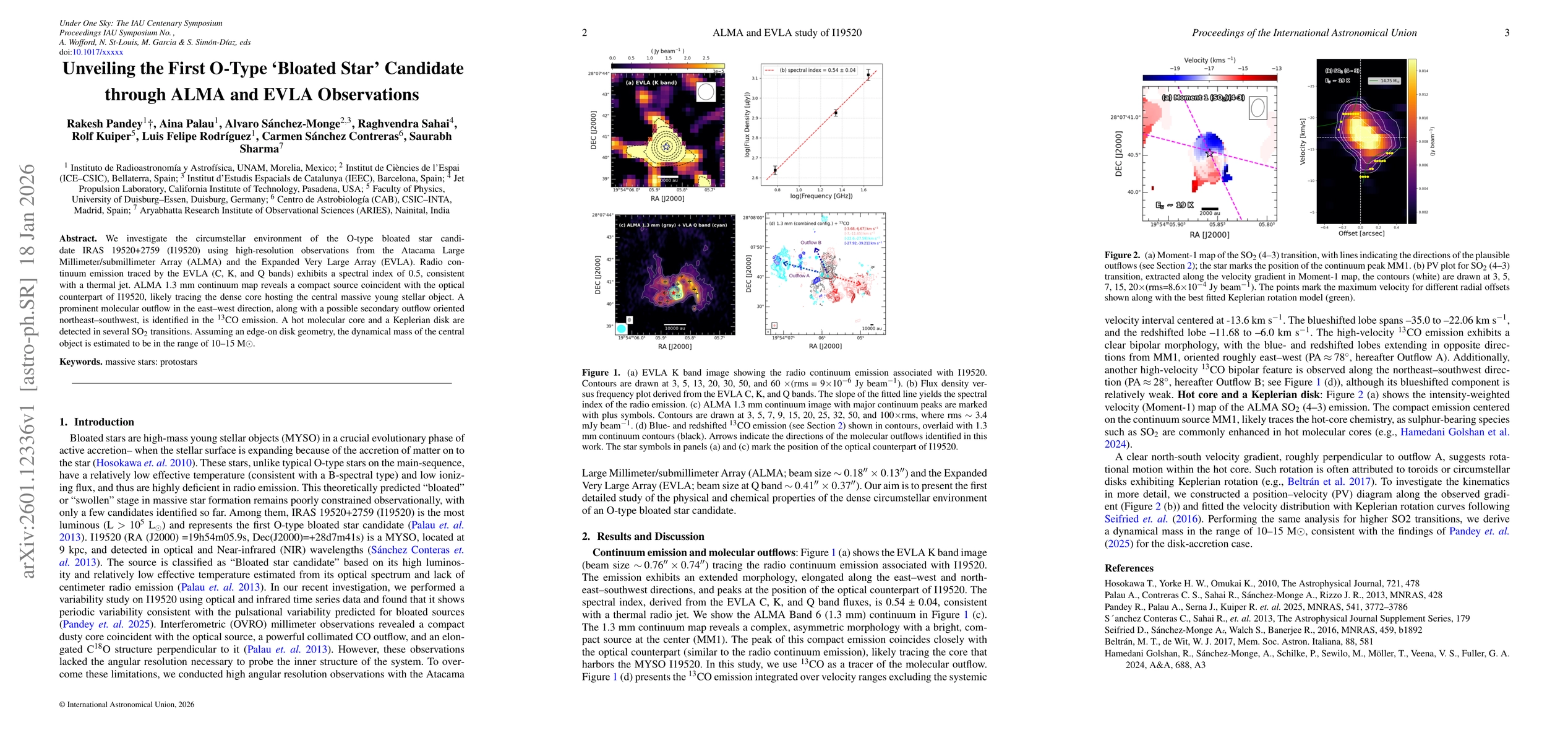 Thumbnail for Unveiling the First O-Type Bloated Star Candidate through ALMA and EVLA Observations