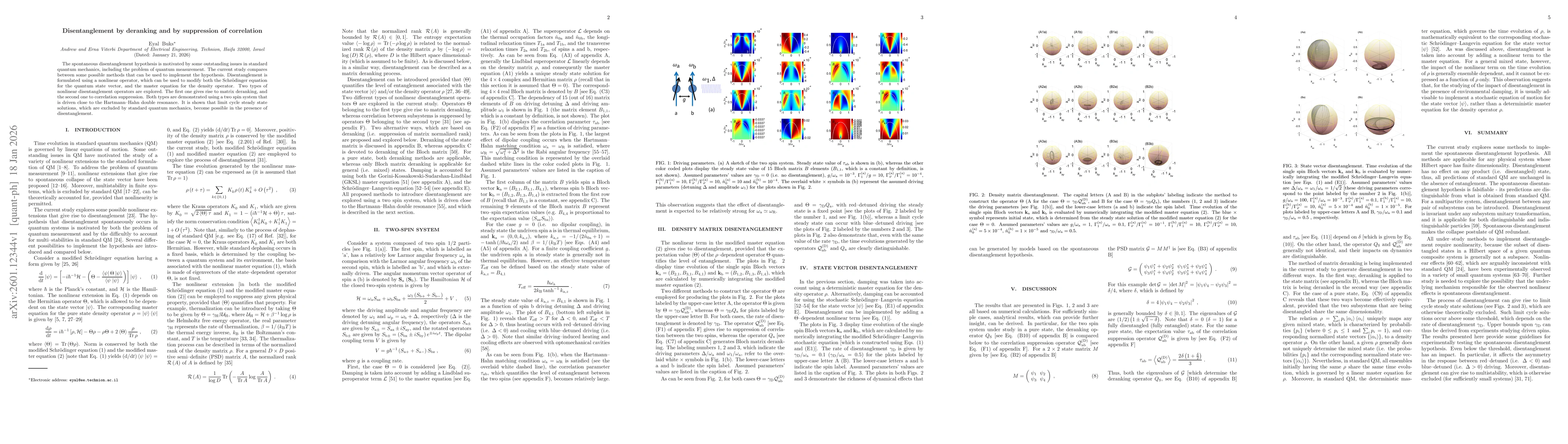 Thumbnail for Disentanglement by deranking and by suppression of correlation