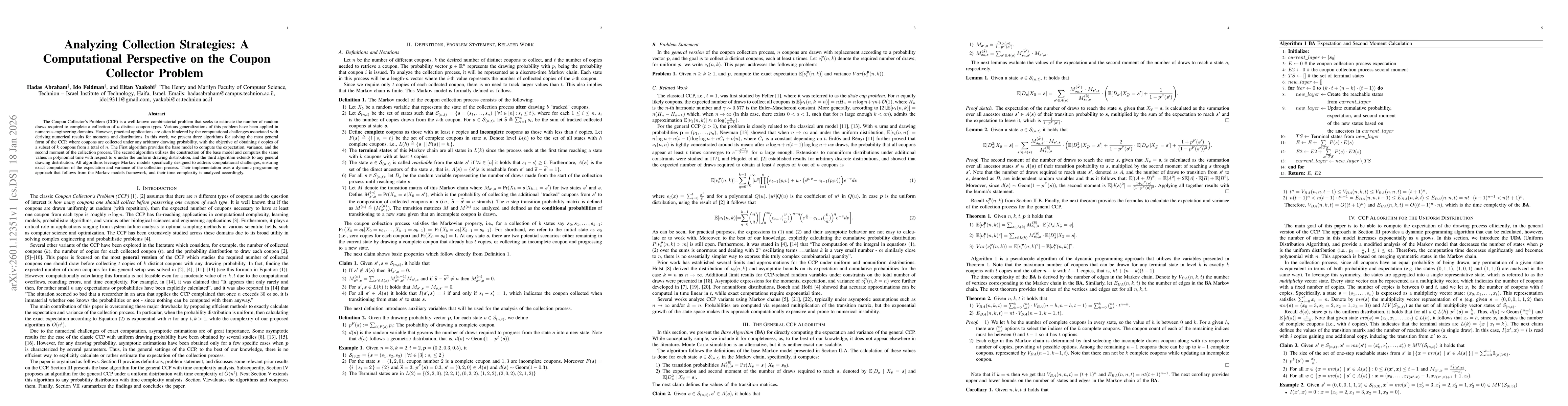 Thumbnail for Analyzing Collection Strategies: A Computational Perspective on the Coupon Collector Problem