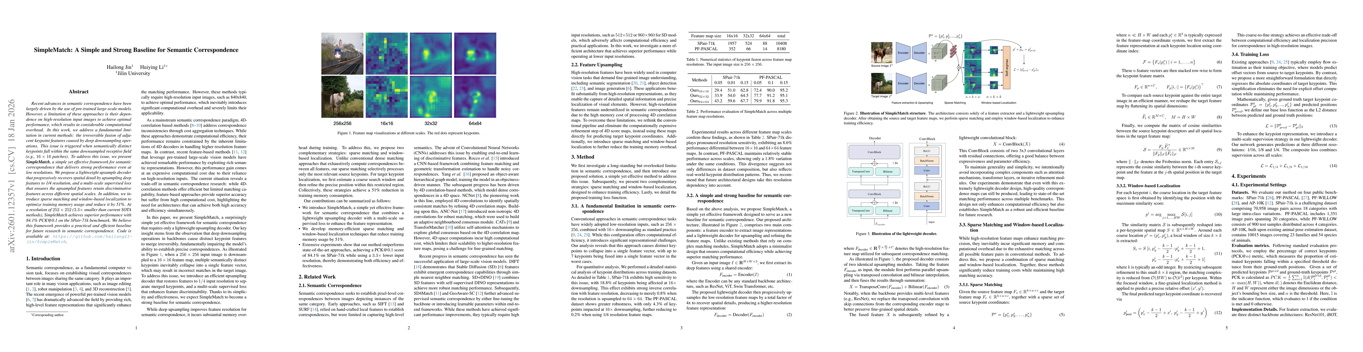 Thumbnail for SimpleMatch: A Simple and Strong Baseline for Semantic Correspondence