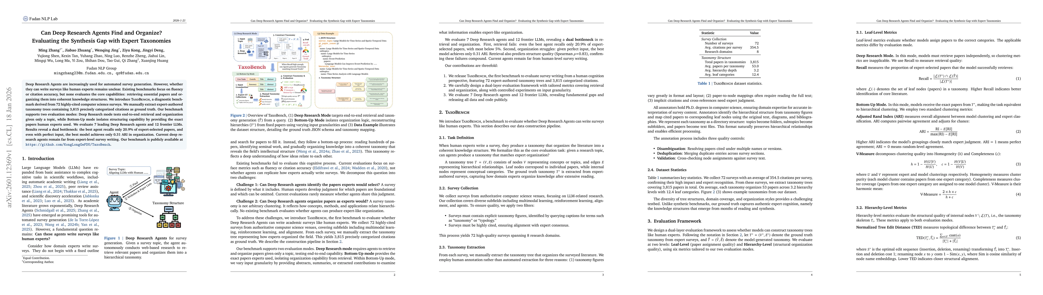 Thumbnail for Can Deep Research Agents Find and Organize? Evaluating the Synthesis Gap with Expert Taxonomies