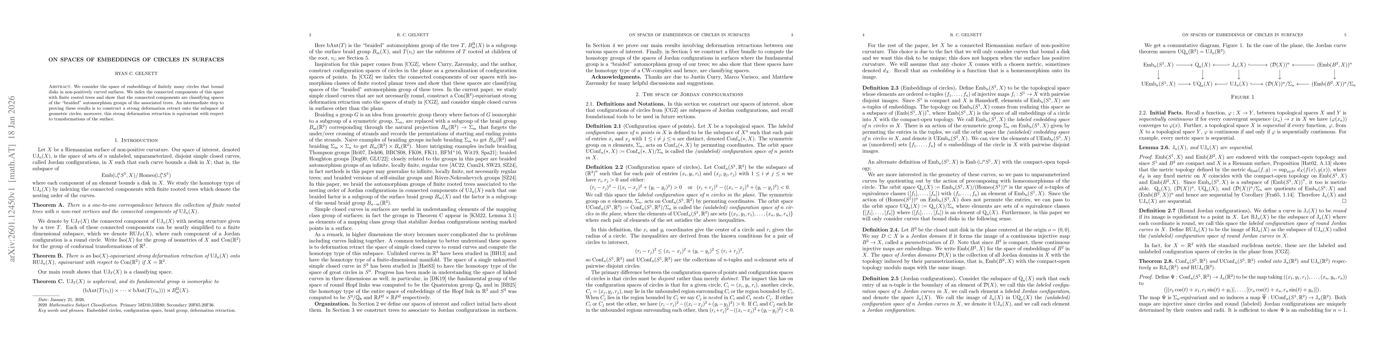 Thumbnail for On spaces of embeddings of circles in surfaces