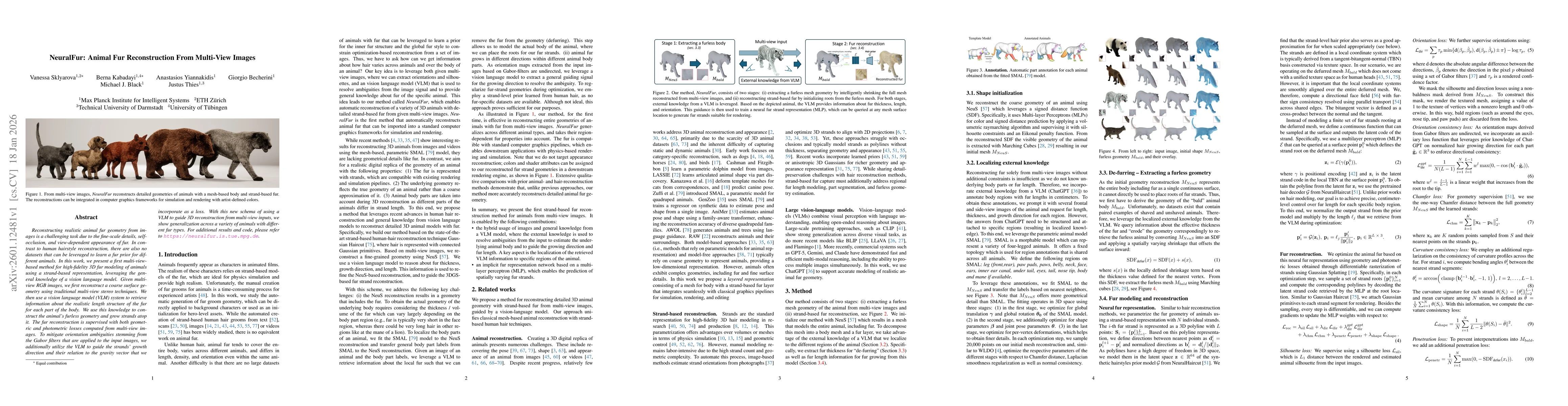 Thumbnail for NeuralFur: Animal Fur Reconstruction From Multi-View Images
