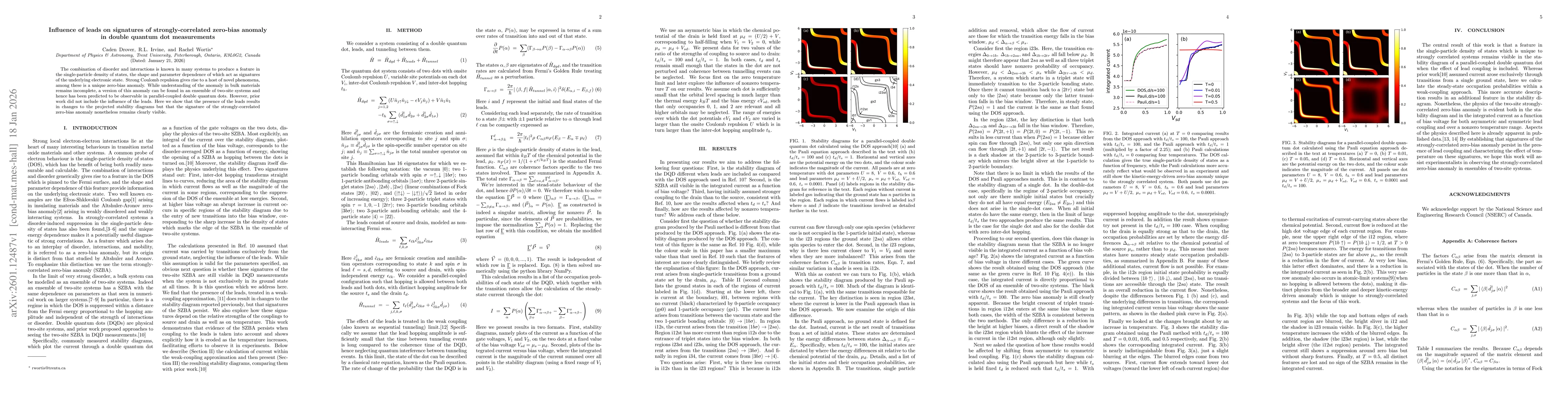Thumbnail for Influence of leads on signatures of strongly-correlated zero-bias anomaly in double quantum dot measurements