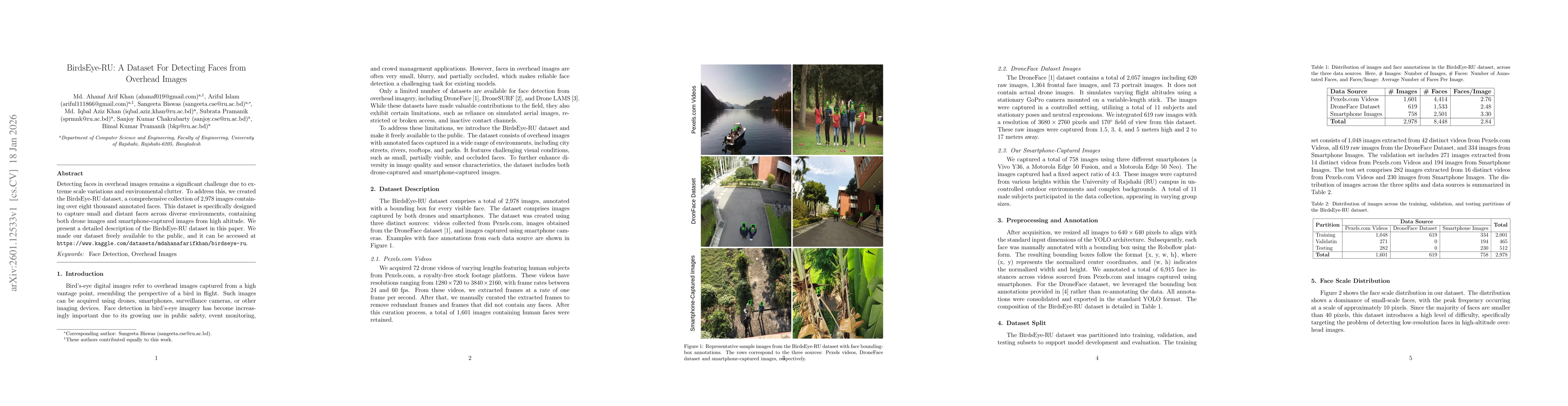 Thumbnail for BirdsEye-RU: A Dataset For Detecting Faces from Overhead Images