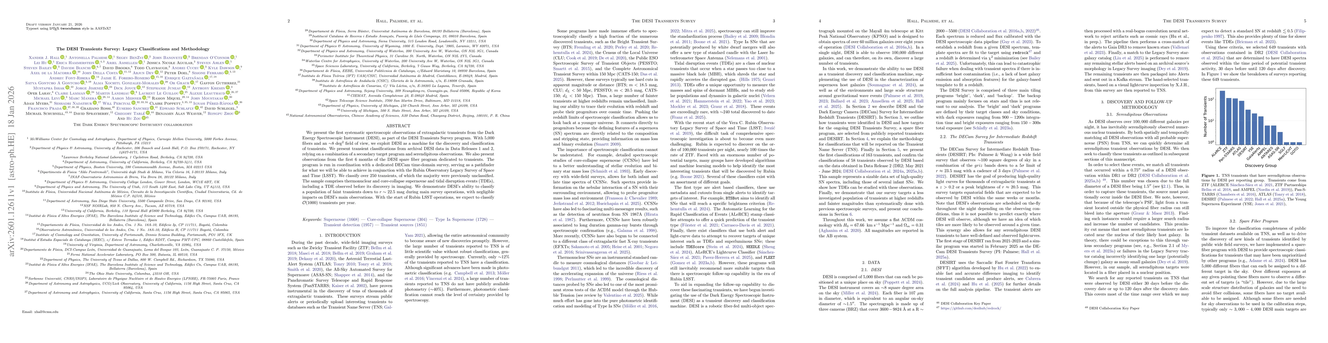 Thumbnail for The DESI Transients Survey: Legacy Classifications and Methodology