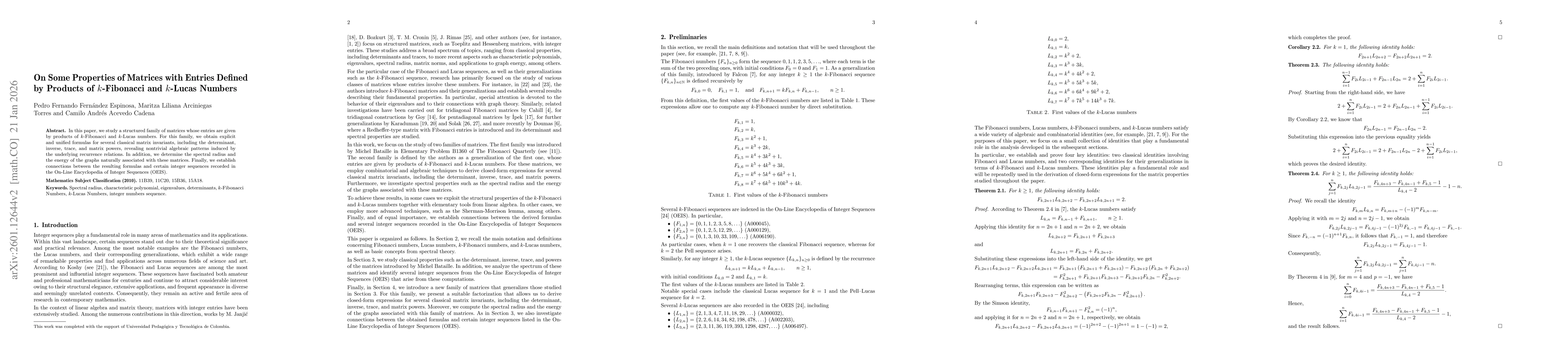 Thumbnail for On Some Properties of Matrices with Entries Defined by Products of $k$-Fibonacci and $k$-Lucas Numbers