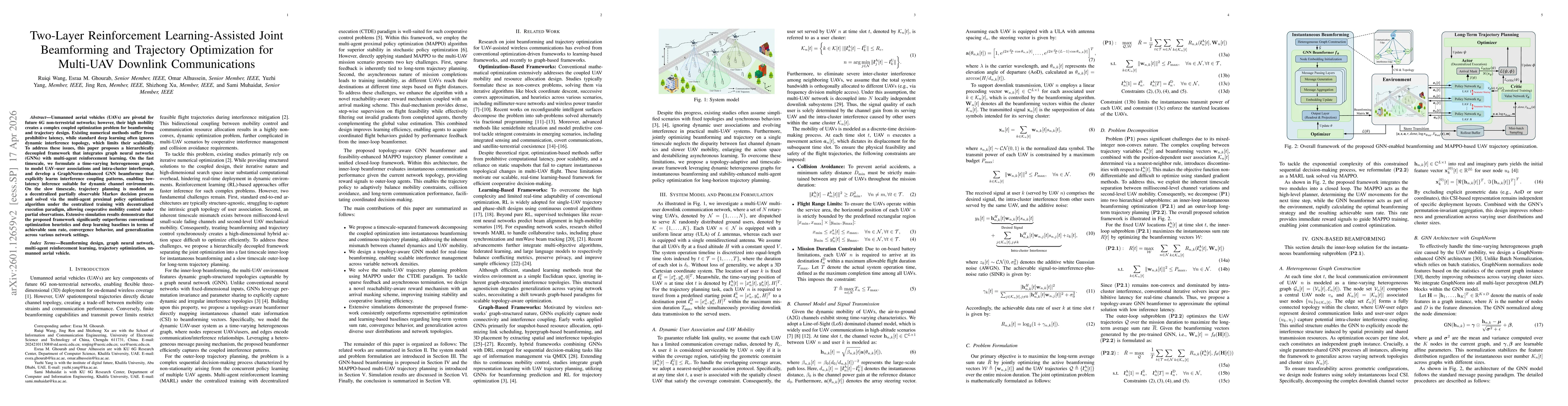 Thumbnail for Two-Layer Reinforcement Learning-Assisted Joint Beamforming and Trajectory Optimization for Multi-UAV Downlink Communications