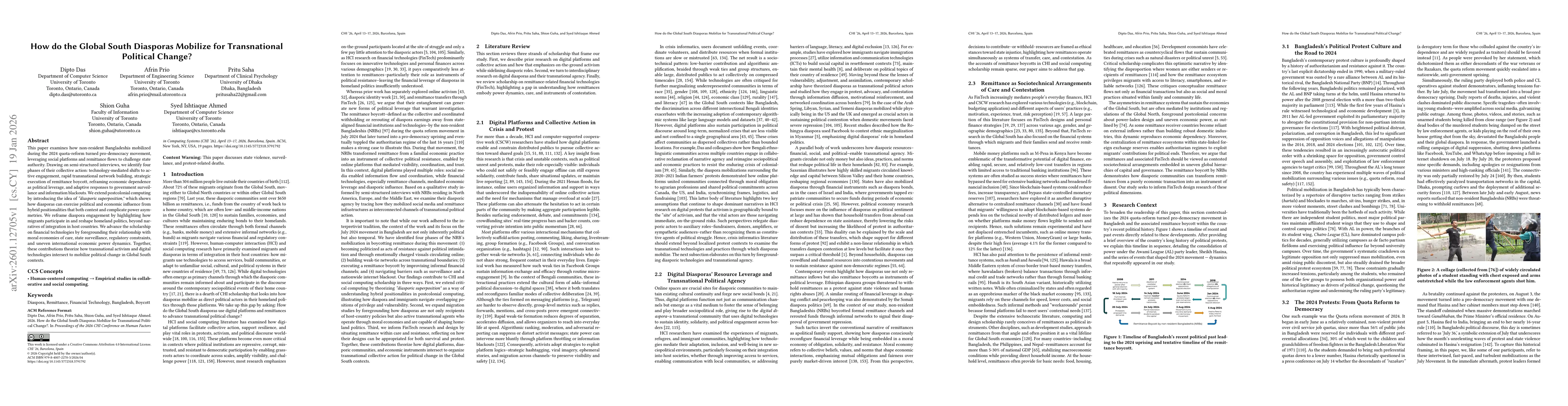 Thumbnail for How do the Global South Diasporas Mobilize for Transnational Political Change?