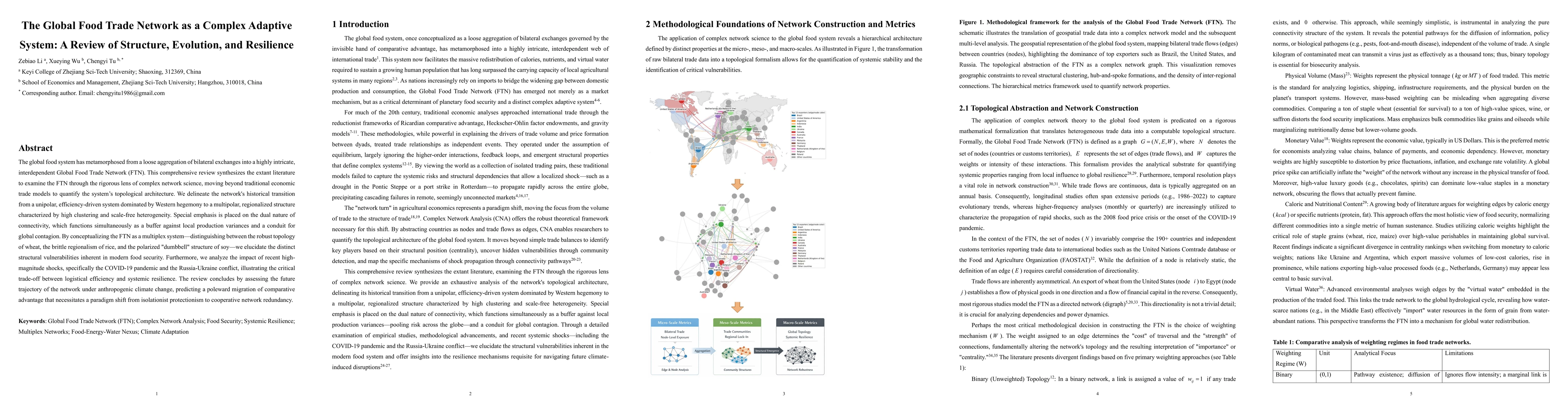Thumbnail for The Global Food Trade Network as a Complex Adaptive System: A Review of Structure, Evolution, and Resilience