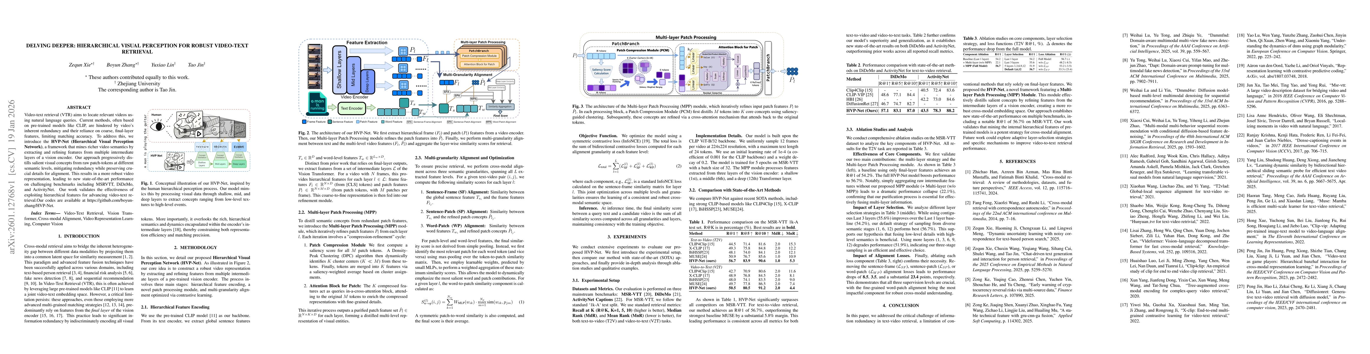 Thumbnail for Delving Deeper: Hierarchical Visual Perception for Robust Video-Text Retrieval