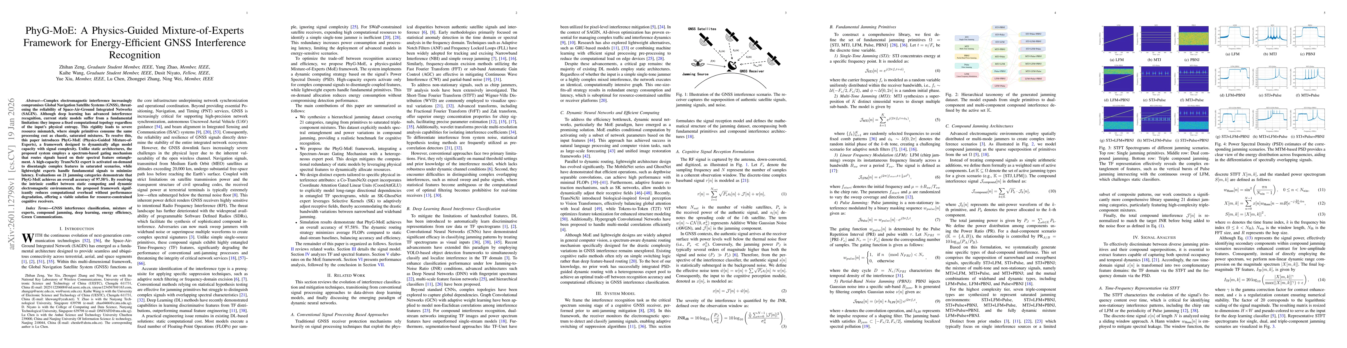 Thumbnail for PhyG-MoE: A Physics-Guided Mixture-of-Experts Framework for Energy-Efficient GNSS Interference Recognition