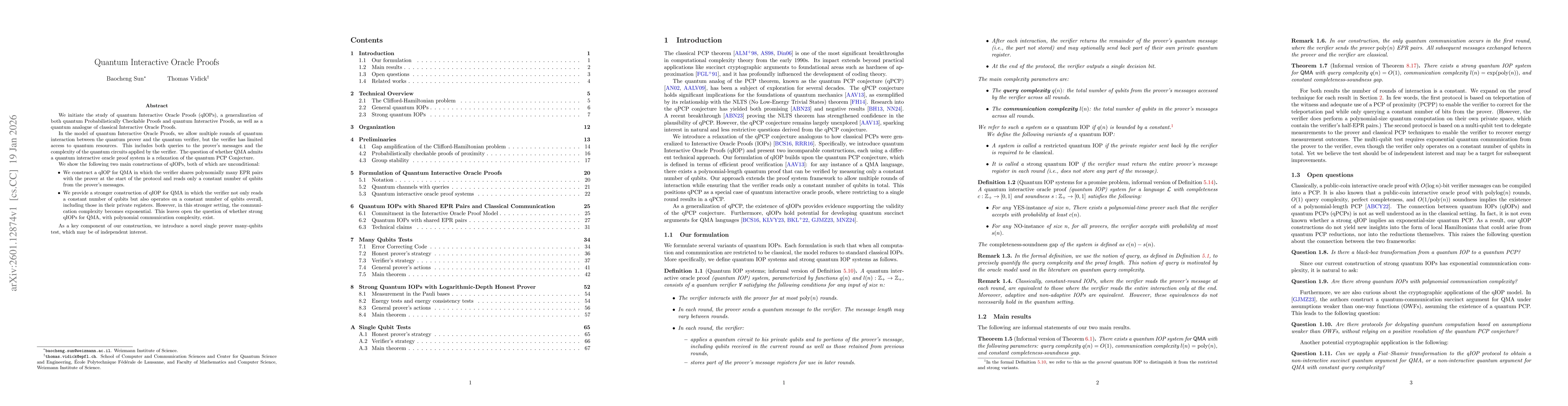 Thumbnail for Quantum Interactive Oracle Proofs