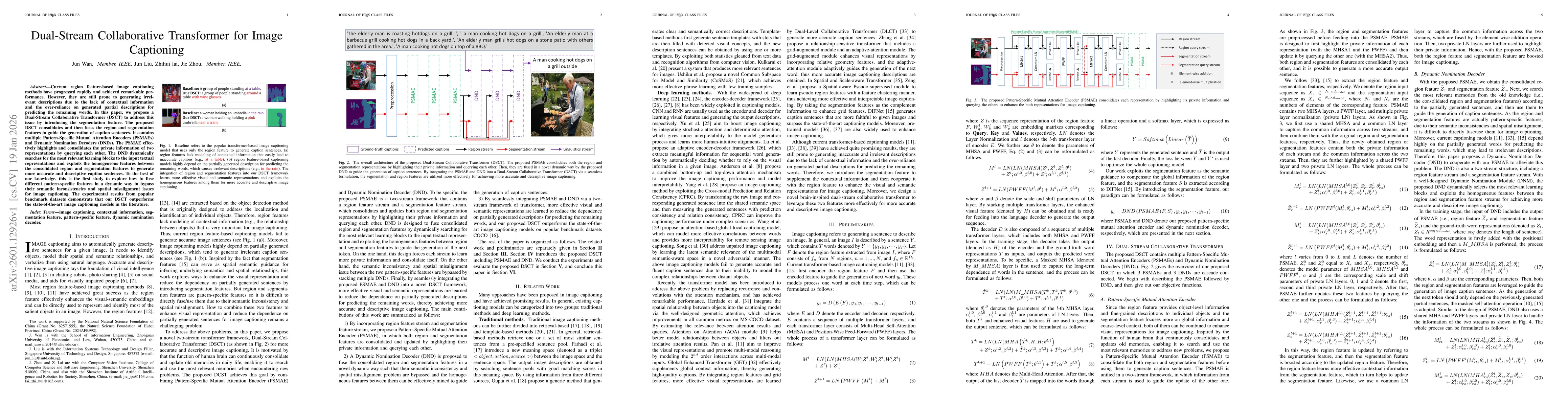 Thumbnail for Dual-Stream Collaborative Transformer for Image Captioning