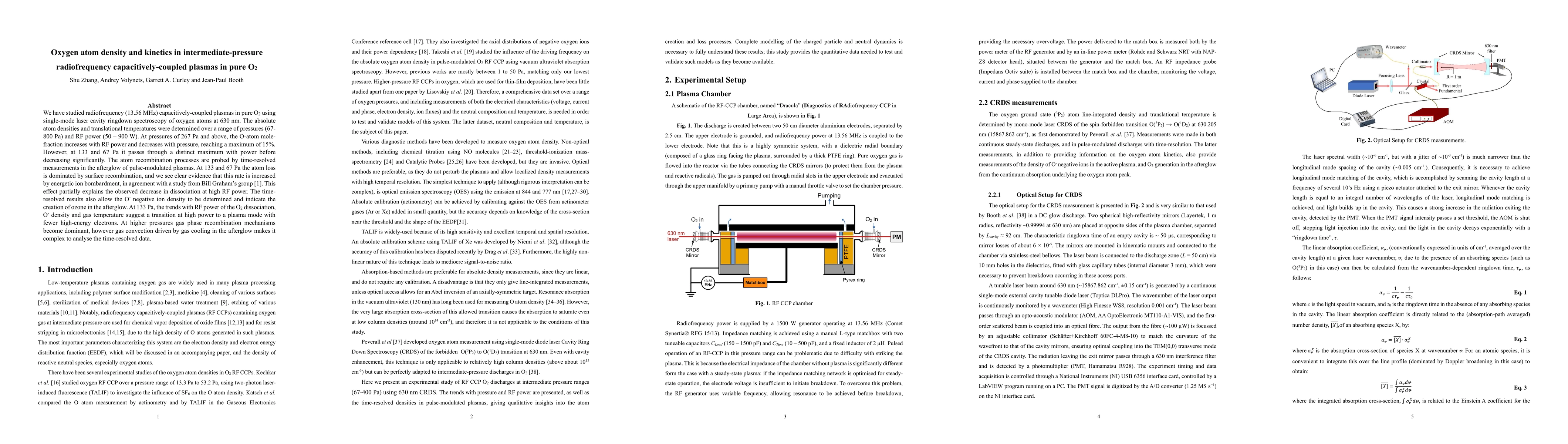 Thumbnail for Oxygen atom density and kinetics in intermediate-pressure radiofrequency capacitively-coupled plasmas in pure O2