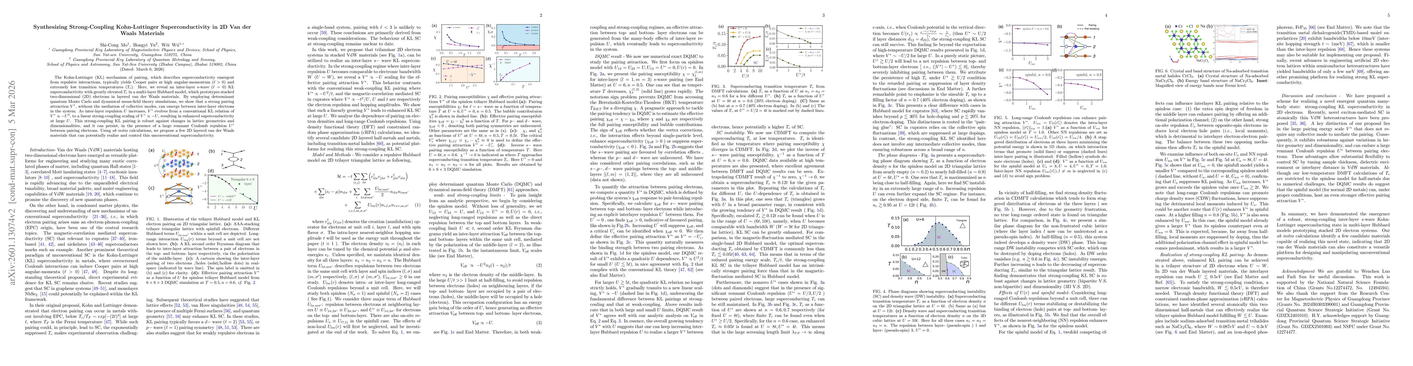 Thumbnail for Synthesizing Strong-Coupling Kohn-Luttinger Superconductivity in 2D Van der Waals materials