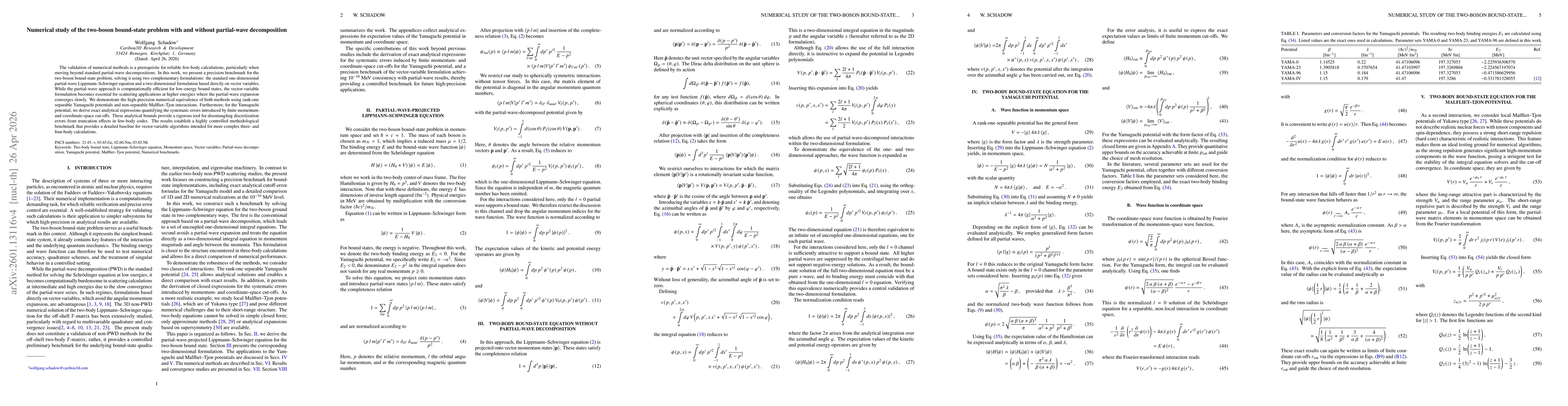 Thumbnail for Numerical study of the two-boson bound-state problem with and without partial-wave decomposition
