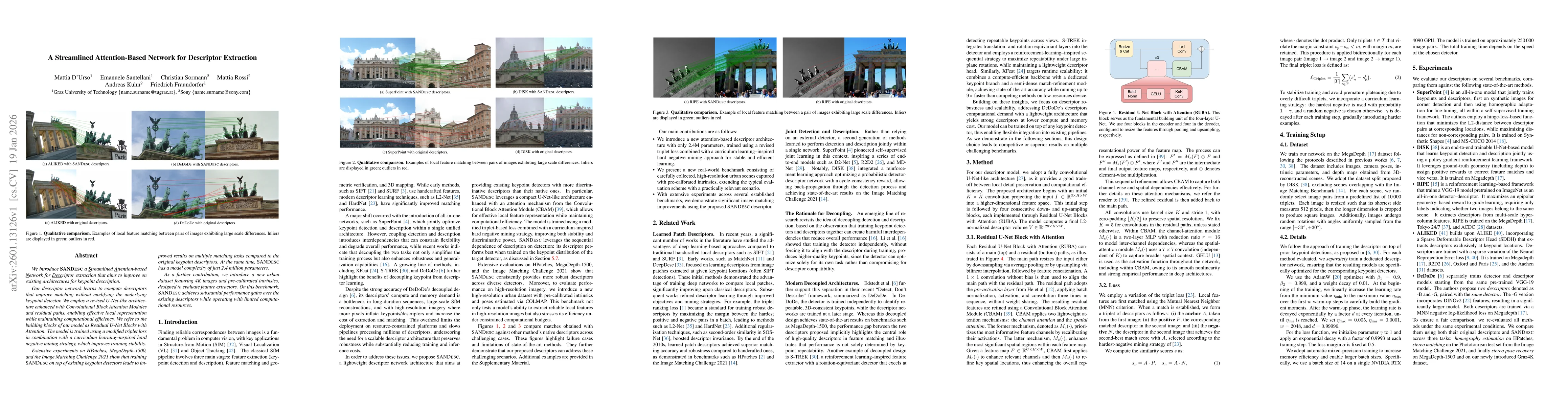 Thumbnail for A Streamlined Attention-Based Network for Descriptor Extraction