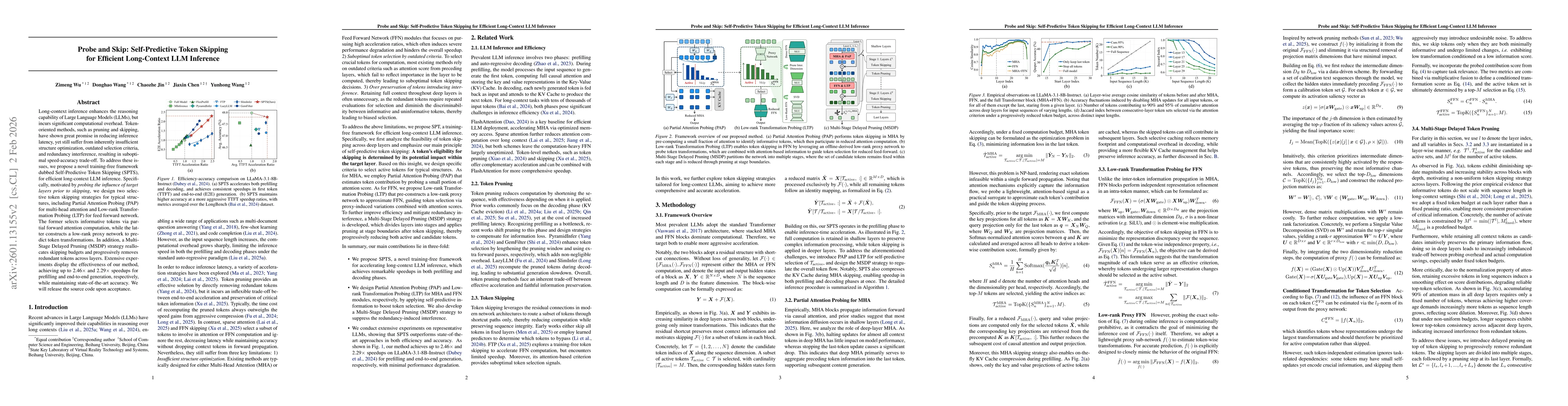 Thumbnail for Probe and Skip: Self-Predictive Token Skipping for Efficient Long-Context LLM Inference