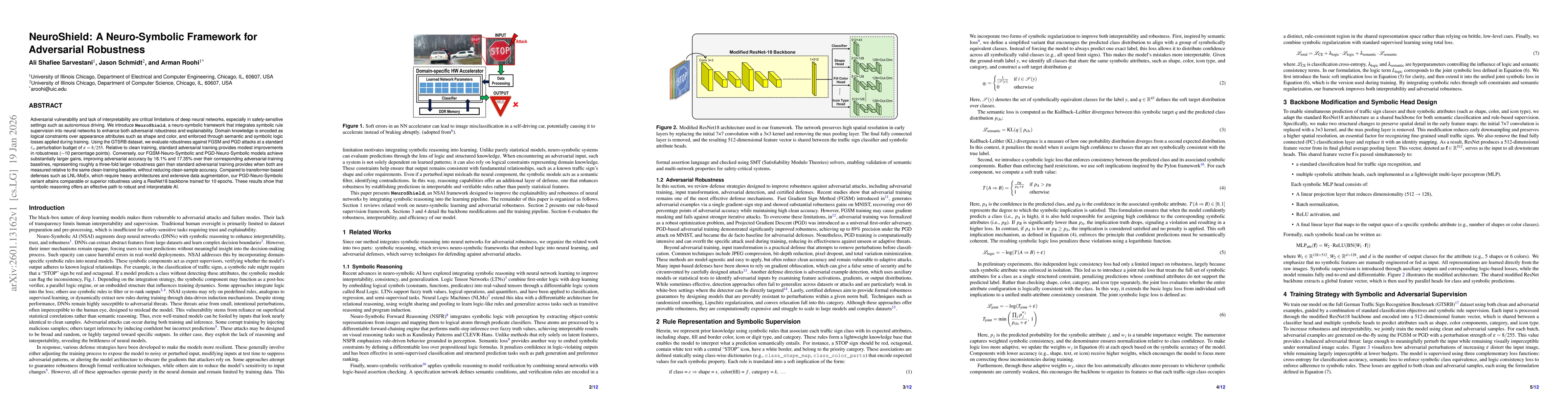 Thumbnail for NeuroShield: A Neuro-Symbolic Framework for Adversarial Robustness