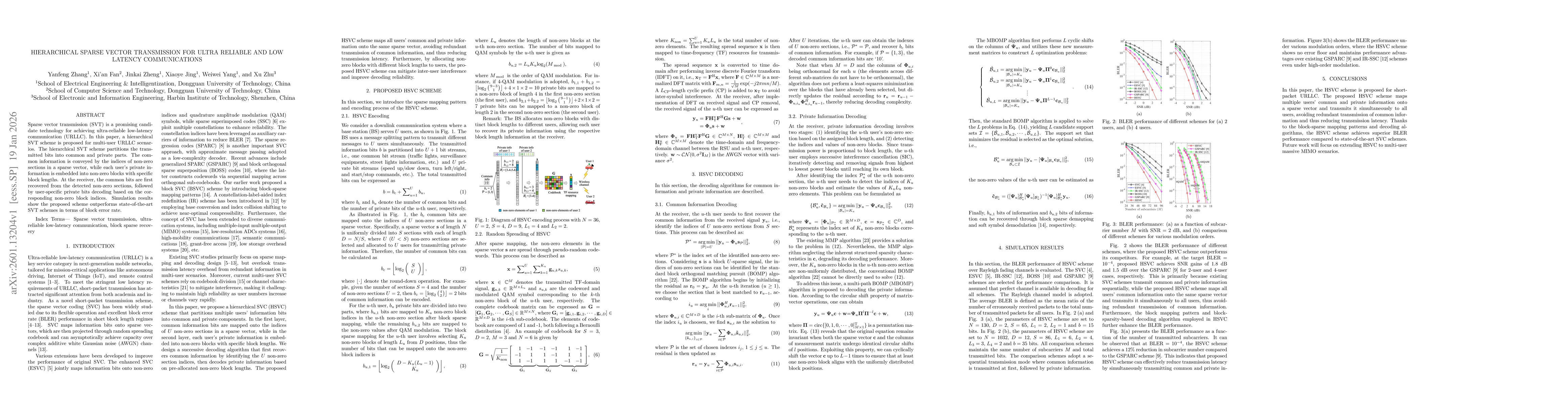 Thumbnail for Hierarchical Sparse Vector Transmission for Ultra Reliable and Low Latency Communications