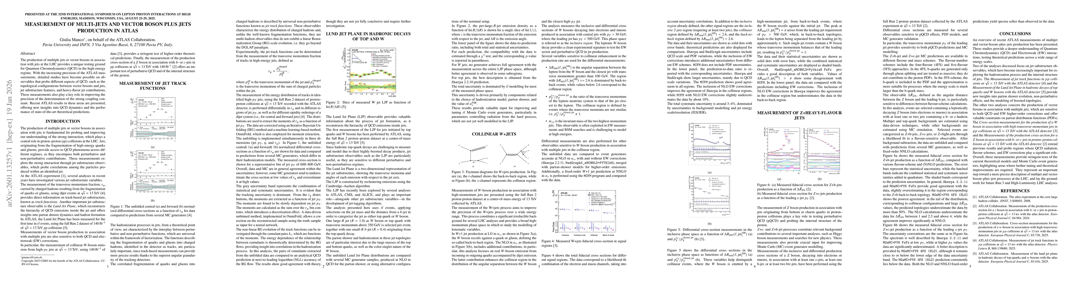 Thumbnail for Measurement of multi-jets and vector boson plus jets production in ATLAS