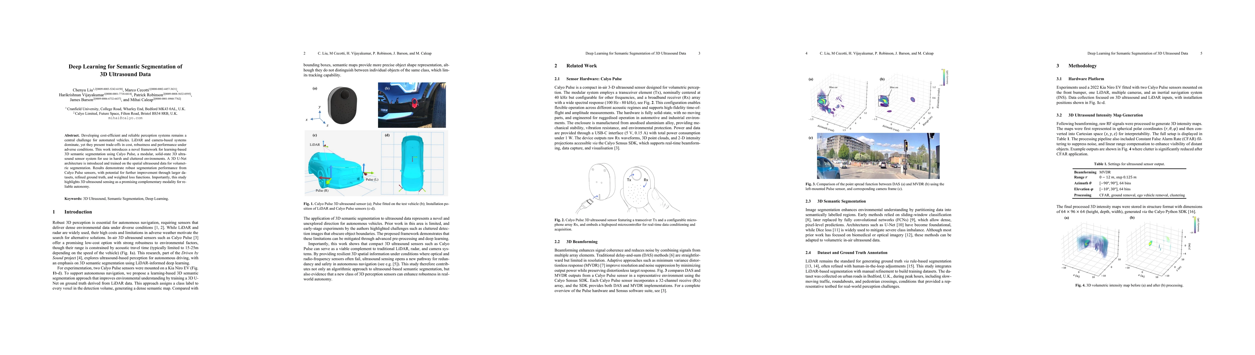 Thumbnail for Deep Learning for Semantic Segmentation of 3D Ultrasound Data