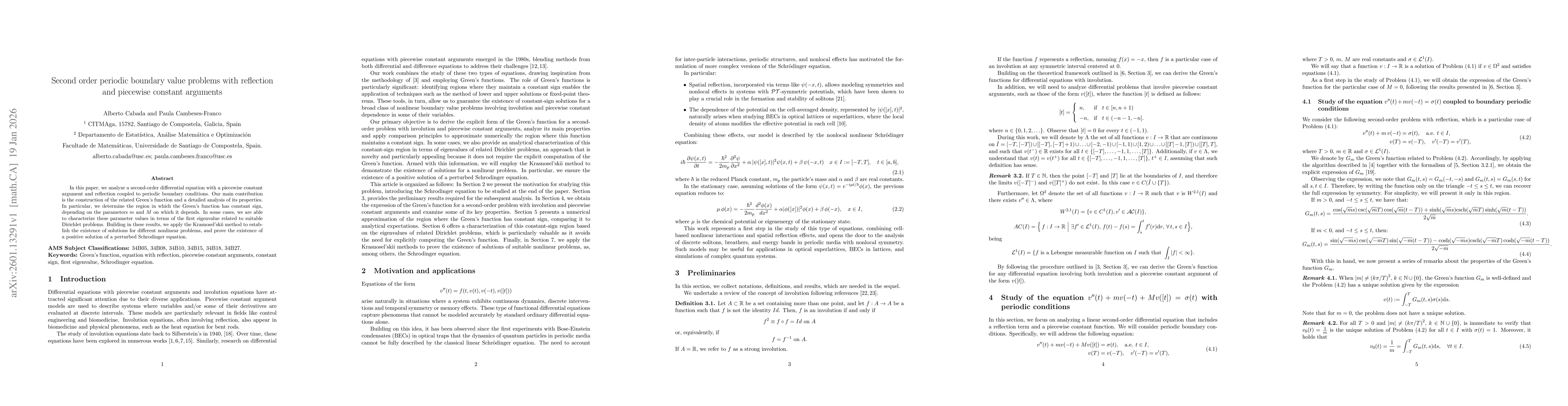 Thumbnail for Second order periodic boundary value problems with reflection and piecewise constant arguments