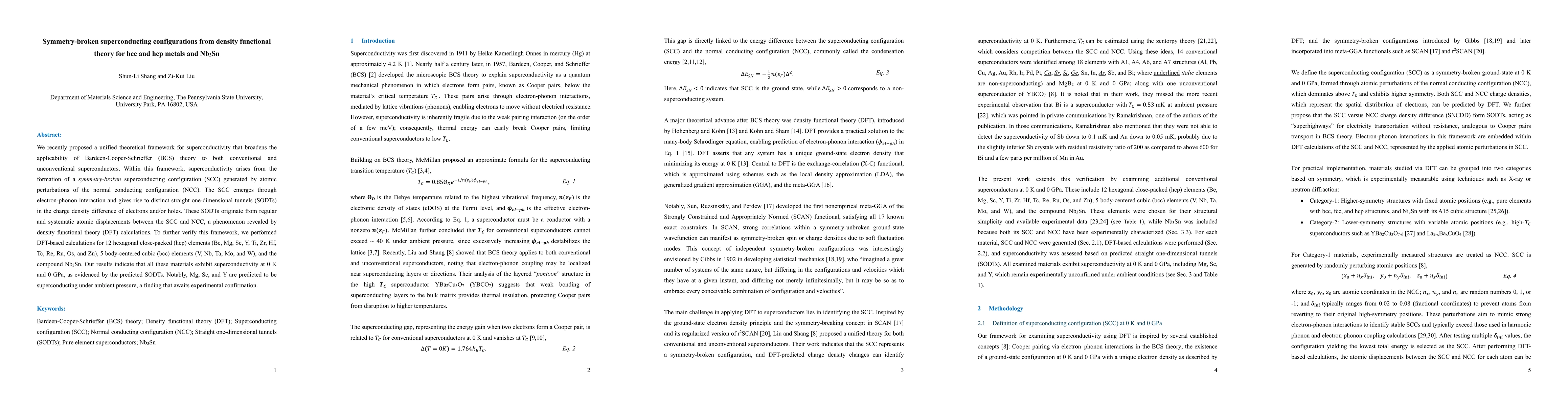 Thumbnail for Symmetry-broken superconducting configurations from density functional theory for bcc and hcp metals and Nb3Sn
