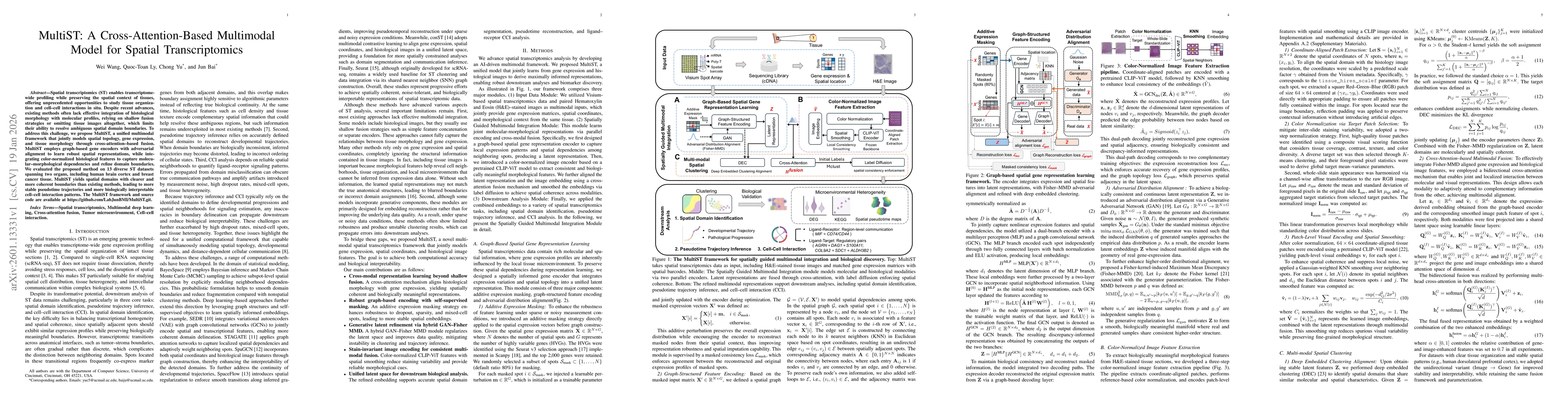 Thumbnail for MultiST: A Cross-Attention-Based Multimodal Model for Spatial Transcriptomic