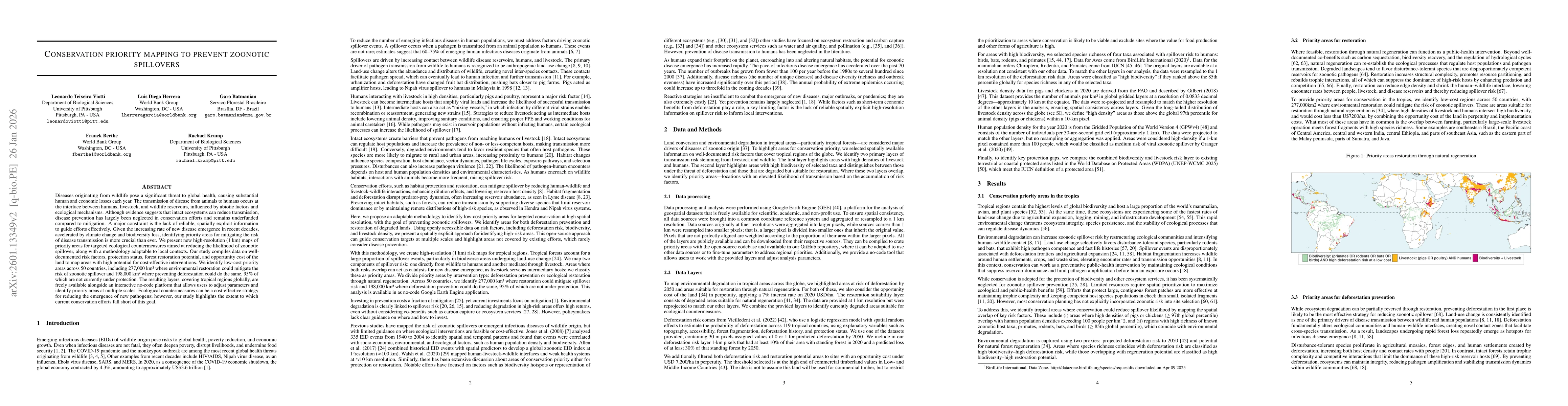 Thumbnail for Conservation priorities to prevent the next pandemic