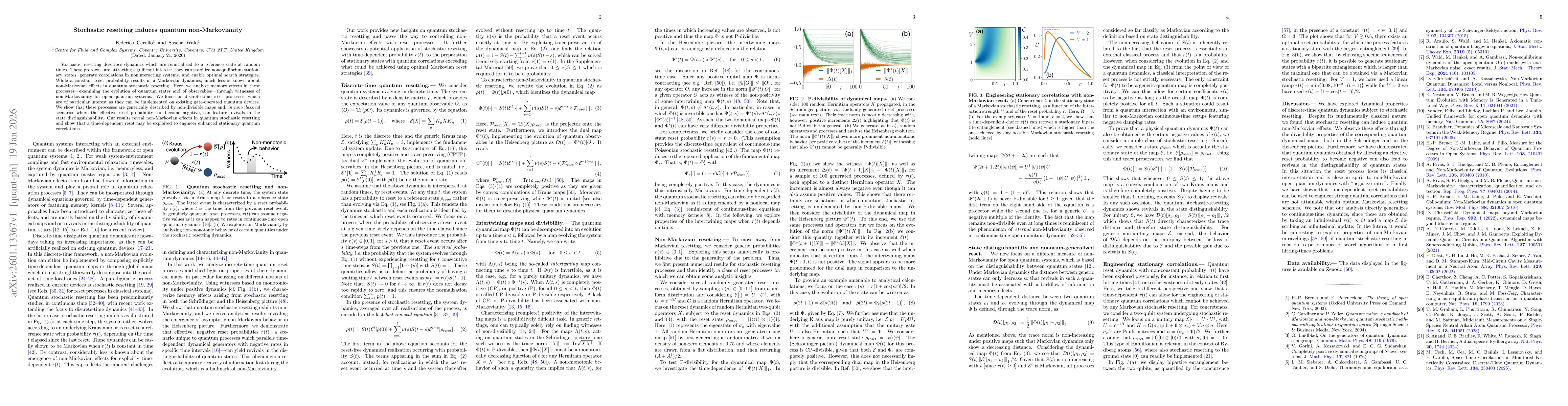 Thumbnail for Stochastic resetting induces quantum non-Markovianity
