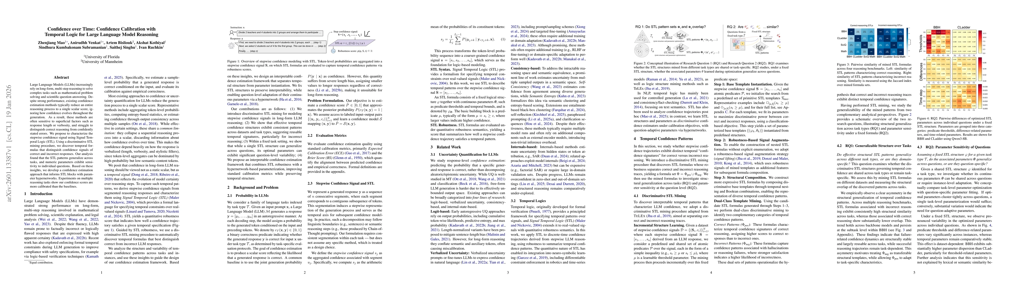 Thumbnail for Confidence over Time: Confidence Calibration with Temporal Logic for Large Language Model Reasoning