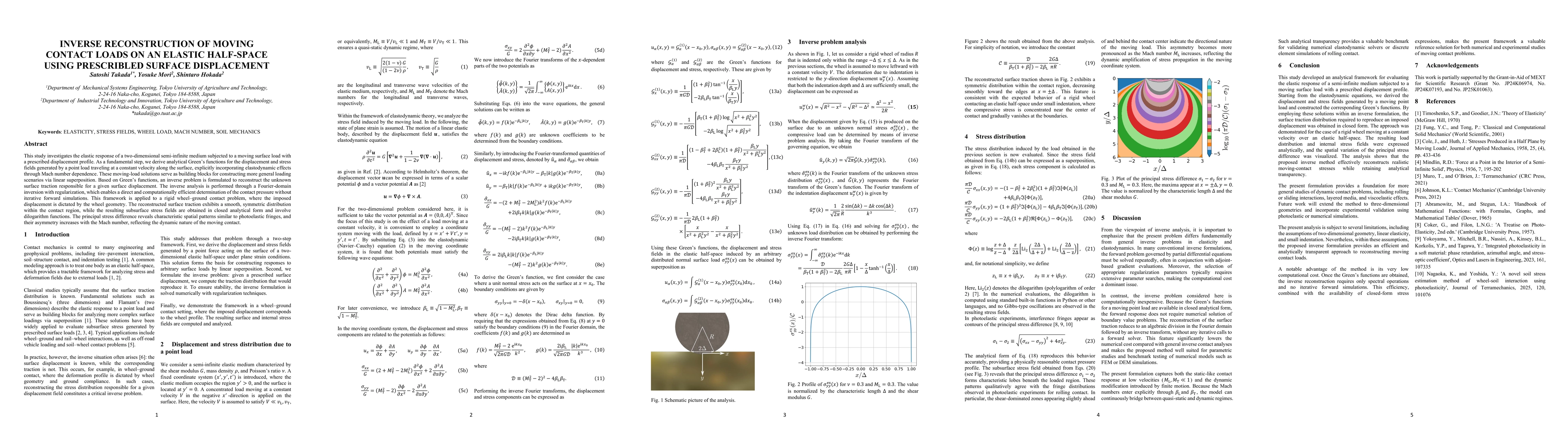 Thumbnail for Inverse Reconstruction of Moving Contact Loads on an Elastic Half-Space Using Prescribed Surface Displacement