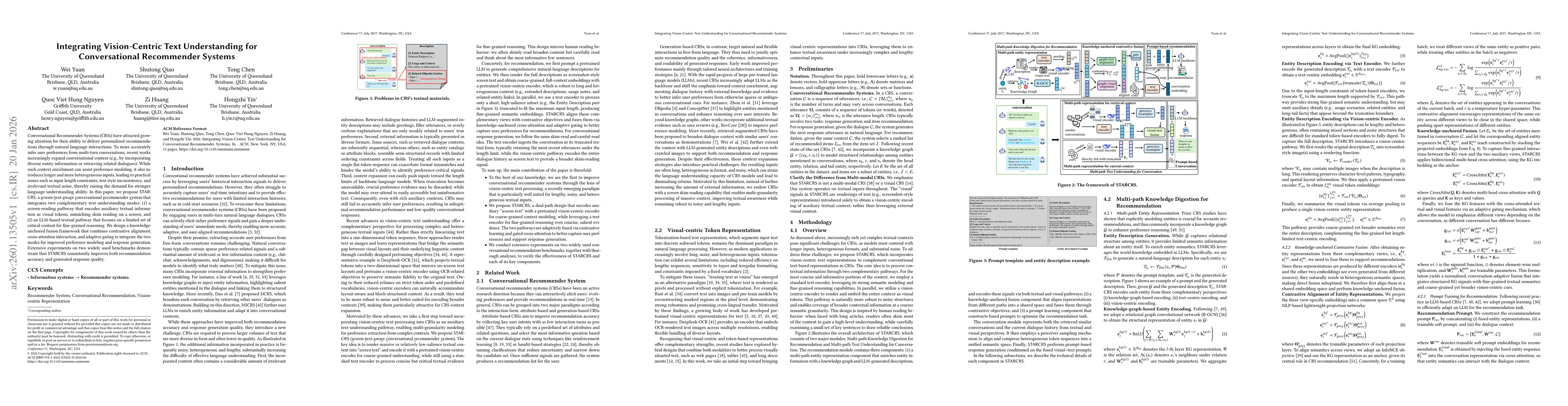 Thumbnail for Integrating Vision-Centric Text Understanding for Conversational Recommender Systems