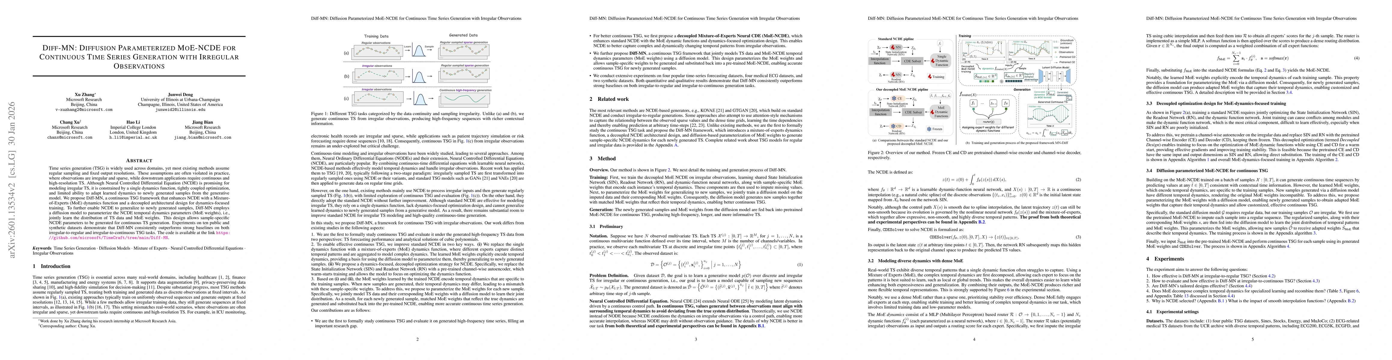 Thumbnail for MN-TSG:Continuous Time Series Generation with Irregular Observations